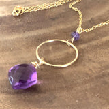 Tranquil Amethyst Harmony Necklace: Limited Edition