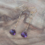 amethyst earrings
