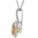 citrine necklace