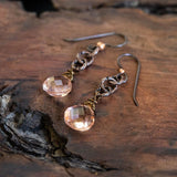 heart chakra earrings