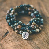 photo of photo of Fire Opal, Onyx and African Opal bracelet