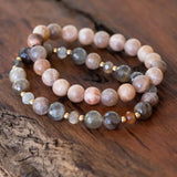 photo of Sunstone, Moonstone Combo Bracelet