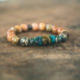 photo of Tiger's Eye, Opal, Turquoise, Pyrite, Jasper Energy Bracelet