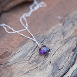 spiritual crystal healing amethyst necklace