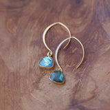 Health and Wellness: Labradorite Gemstone Earring