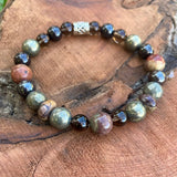 mens boho spiritual bracelet for protection - Love This Life