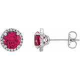 ruby red earrings fine jewelry