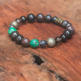 Life Force: Men's Healing and Protection Gemstone Bracelet