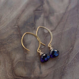 The Calm Within Amethyst Gold Earrings