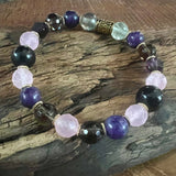 multi gemstone bracelet for inner strength and healing cancer