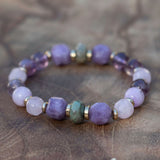 Healing bracelet for women self love emotional balance, cancer healing 
and heart chakra