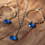 tanzanite and iolite jewelry set for intuition and clarity