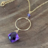 amethyst gold jewelry