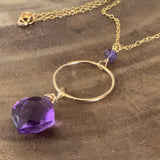 amethyst gold jewelry