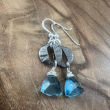 december birthstone blue topaz earrings 