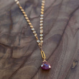 healing crystal moonstone necklace gold jewelry