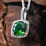emerald necklace for may birthstone