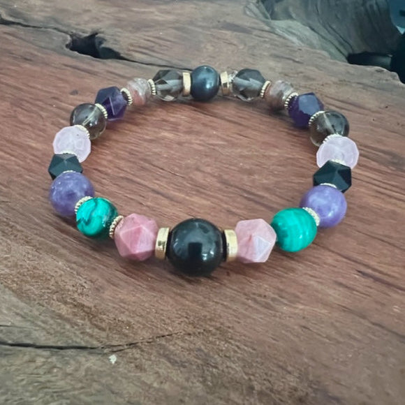 gemstones for cancer healing stretchy bracelet for women