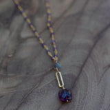 spiritual awakening necklace
feminine energy gemstone jewelry
protection and clarity crystal necklace
mindfulness and grounding jewelry
energy balancing gemstone necklace
