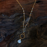 life transformation and divine feminine gold necklace