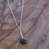 The Mystic Within Necklace Labradorite Necklace | Spiritual Awakening Jewelry