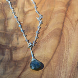 The Mystic Within Necklace Labradorite Necklace | Spiritual Awakening Jewelry