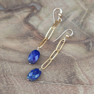 throat chakra jewelry with lapis lazuli