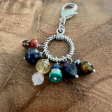 crystal healing pet tag