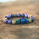 Harmony Bracelet: Lapis, Agate, Jasper, Turquoise and Copper Stacking Bracelet