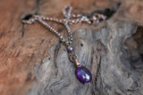 photo of Amethyst Mixed Metal Necklace