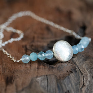 photo of Aquamarine Sterling Silver Necklace