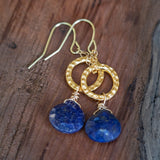 photo of Lapis and Gold Earrings