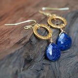 photo of Lapis and Gold Earrings