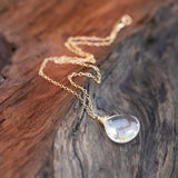 Quartz Crystal Pendant Spiritual Necklace