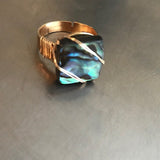 photo of Abalone Ring: Mother of Pearl Abalone Ring