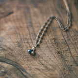 photo of Rose Gold, Smoky Quartz Rosary Style Chain Necklace