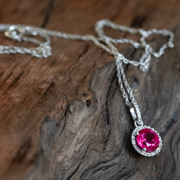 photo of Ruby and Diamond Necklace