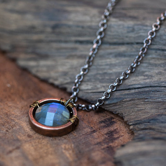 Unique Labradorite Mystical Necklace | Rei of Light Jewelry | Spiritual  Gemstone