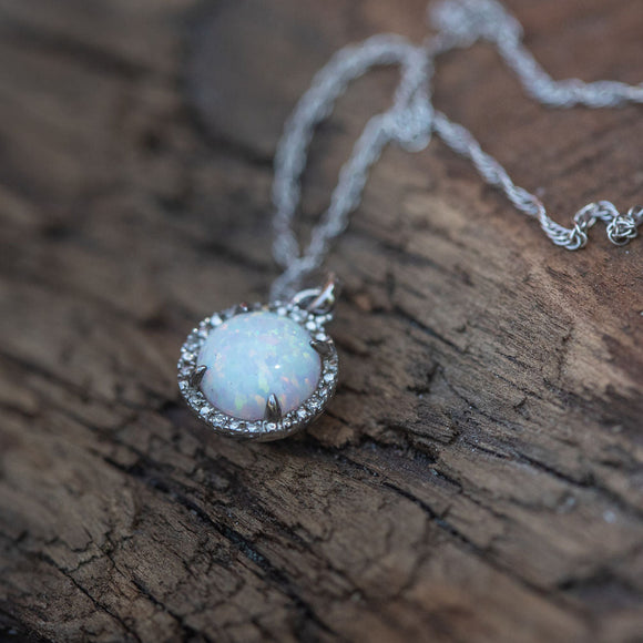 Sun Glitter Boulder Opal Necklace – Kate Davis Jewelry