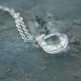 Protected Being- High Vibration Quartz Crystal Protection Signature Necklace