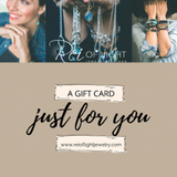 jewelry gift card from rei of light jewelry
