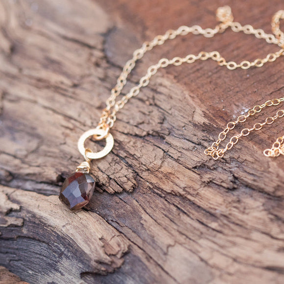 Feeding the Soul: Smoky Quartz Positive Energy Necklace